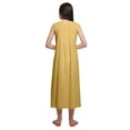 thumbnail image 3 of Moomaya Robe de Nuit Évasée en Coton Unie pour Femmes, 3 of 6
