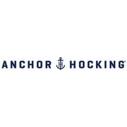 Anchor Hocking Glass Food Storage Container with Lid, 7 Cup Round