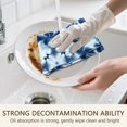 thumbnail image 7 of 2 Pcs Funny Kitchen Towels,Blue White Tie Dye Mandala Pattern Microfiber Dish Towels,Kitchen Tea Towels,Kitchen Towel Set (18" X 26"), 7 of 7