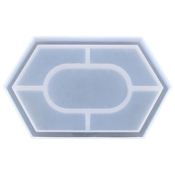 Ongmies DIY Silicone Mould Clearance Storage Hexagon Storag Crystal Epoxy DIY Box Manual Home DIY tools home A