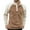 Khaki, variant on Men's Button up Neck Pullover Tops Casual Long Sleeve Sweatshirts Winter Polar Pullover Tops Khaki S