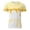 Light Yellow, variant on Men Graphic Ice Print Tee Summer Short Sleeve Casual Soft Blend Comfort Fit Top For Daily Wear, S, Yellow