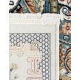 thumbnail image 7 of Unique Loom Narenj Collection Area Rug - Glasgow (3' x 13' 1" Runner Ivory/Blue), 7 of 7