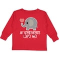 thumbnail image 3 of Inktastic My Grandparents Love Me Baby Clothes Boys or Girls Long Sleeve Toddler T-Shirt, 3 of 5