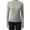 Gray, variant on Seamless Workout Shirts for Women Long Sleeve Compression Shirts Slim Fit Athletic Yoga Tops