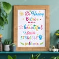 thumbnail image 6 of 4pcs Word Stencils 11.6x8.3 inch Inspirational Word Stencil, 6 of 7