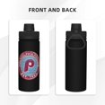 thumbnail image 4 of Botella de agua Philadelphia_Phillies, vasos de acero inoxidable con aislamiento y tapa, taza de café de viaje, taza de agua con aislamiento al vacío de doble pared, regalos para mujeres, hombres,, 4 of 5