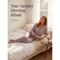 thumbnail image 3 of MecTo Sleepwear Soft Full‑Button Front Placket Ribbed Knit, Pajamas Set (Women's), 3 of 8