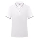 thumbnail image 1 of Camiseta de Manga Corta, Botón Casual Turndown Pullover T-Shirt Top de Color Sólido Hecho de Poliéster para Hombres de Verano de Uso Diario, Mangas de Mano para Hombres, 1 of 4