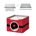 thumbnail image 3 of Cama para gatos Bedsure para gatos de interior con bola esponjosa roja, 3 of 7