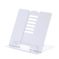 thumbnail image 2 of Likthione 50 % de Rabais! Support de Lecture en Métal Ajustable pour Livres de Cuisine, Documents, Supports de Livres Portables et Robustes pour Recettes, Tablettes, Livres de Musique avec Pinces à Pages, 2 of 8