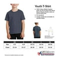 thumbnail image 6 of Old Glory Youth Eight Bit Three Lives Gamer Short Sleeve Graphic T Shirt, 6 of 6