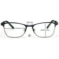 thumbnail image 7 of Tango Optics Cateye Metal Eyeglasses Frame Luxe RX Stainless Steel Jocelyn Burnell Blue For Prescription Lens -, 7 of 7