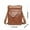 Brown, variant on Crossbody Shoulder Bag, Cell Phone Bag, Lightweight Polyurethane Leather Purse for Casual, Work, Shopping, Small Fashion Bag, Well-Structured, Durable, Versatile
