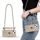thumbnail image 1 of Funda tipo billetera para iPhone 14 Pro Max, funda tipo bandolera con correa para el cuello, bonita funda tipo cartera con tapa para tarjetas de crédito, funda de silicona suave para niñas, bolso de m, 1 of 5