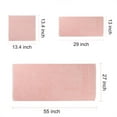 thumbnail image 4 of Toallas de baño ultra suaves y absorbentes 100% algodón de felpa (juego de 6 piezas, rosa melocotón) Unique Bargains Toallas de Baño, 4 of 8