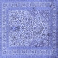 thumbnail image 1 of Ahgly Company Indoor Square Persian Blue Traditional Area Rugs, 8' Square, 1 of 4