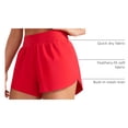 thumbnail image 4 of Shorts CRZ YOGA Cintura Alta con Corte Lateral para Correr 7.5 cm Rojo L, 4 of 7