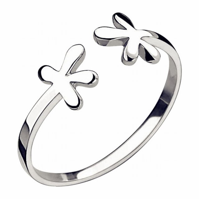 Japonés y coreano pequeño anillo de flores frescas de apertura de moda pequeño anillo de regalo amistad durará para siempre