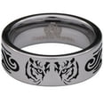 thumbnail image 2 of Tiger Eye Style 2 Tungsten Carbide Ring, 2 of 9