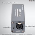 thumbnail image 3 of Caja eliminadora de zumbidos WiSwinda Pro X102-1S TRS/TS/XLR de 6,35 mm, 3 of 7