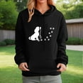 thumbnail image 2 of Long Sleeve Shirts for Women Cute Dog Graphic Sweatshirts Casual Crewneck Mom Hoodie With Pocket Plus Size, 2 of 4