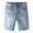 LightBlue-2714, variant on KIDSCOOL SPACE Baby Denim Shorts,Elastic WaistBand Inside Ripped Stretch Summer Half Bottoms,Light Blue, 4-5 Years