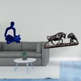 thumbnail image 2 of Escultura abstracta de figura humana y toro, arte moderno, adorno de escritorio, colección versátil para oficina, bar, boda, Feng Shui, estatua de vac, 2 of 8