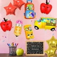 thumbnail image 4 of 10PCS Large Back to School Balloons, Colorful Pencil Crayon Schoolbag Star School Bus Foil Balloons, Welcome Back to School Decorations First Day of School Decorations for Kindergarten Classroom, 4 of 8