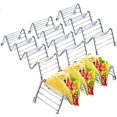 thumbnail image 3 of Taco Holder 4 Pack Stainless Steel Taco Stand Taco Rack Space for up to 16 Hard or Soft Shell Tacos, 3 of 7