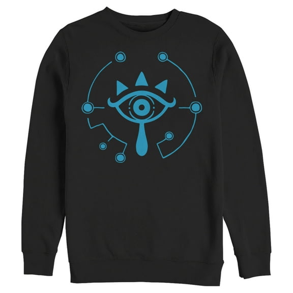 Men's Nintendo Zelda Breath of the Wild Eye Sweatshirt Black X Large