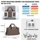 thumbnail image 5 of Bolsa Duffel Kono Travel 20L Marrón 40x25x20 cm, 5 of 9