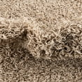 thumbnail image 3 of Unique Loom Comfort Solid Shag Collection Area Rug - Solace (7' Square Taupe), 3 of 6