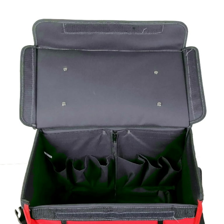 bus volume candidate XERATH 18 inch Quality Rolling Tool Bag with Handle, Strengthen Load  Bearing, Silent Pulley, Multiple Pockets, Suitable for Electricians,  Handymen, Larger Capacity Tool Bag - Walmart.com