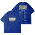 thumbnail image 1 of Willow Avalon Southern Belle Raisin Hell Tour 2025 Wash T-Shirts Unisex Cotton Short Sleeve Tee, 1 of 6