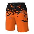 thumbnail image 4 of Salouo Halloween With Black Bats Pattern Swim Trunks for Men,Men's Hawaiian Bathing Suit Swimsuits Quick Dry Swimming Board Shorts Beach Shorts with Pockets-Small, 4 of 6