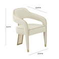 thumbnail image 5 of Corralis Cream Boucle Dining Chair, 5 of 6