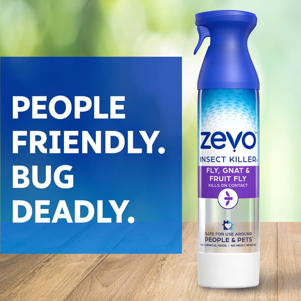 Zevo Flying Insect Killer Spray for Gnats & Mosquitoes 10 oz