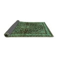 thumbnail image 2 of Ahgly Company Indoor Round Persian Turquoise Blue Traditional Area Rugs, 7' Round, 2 of 4