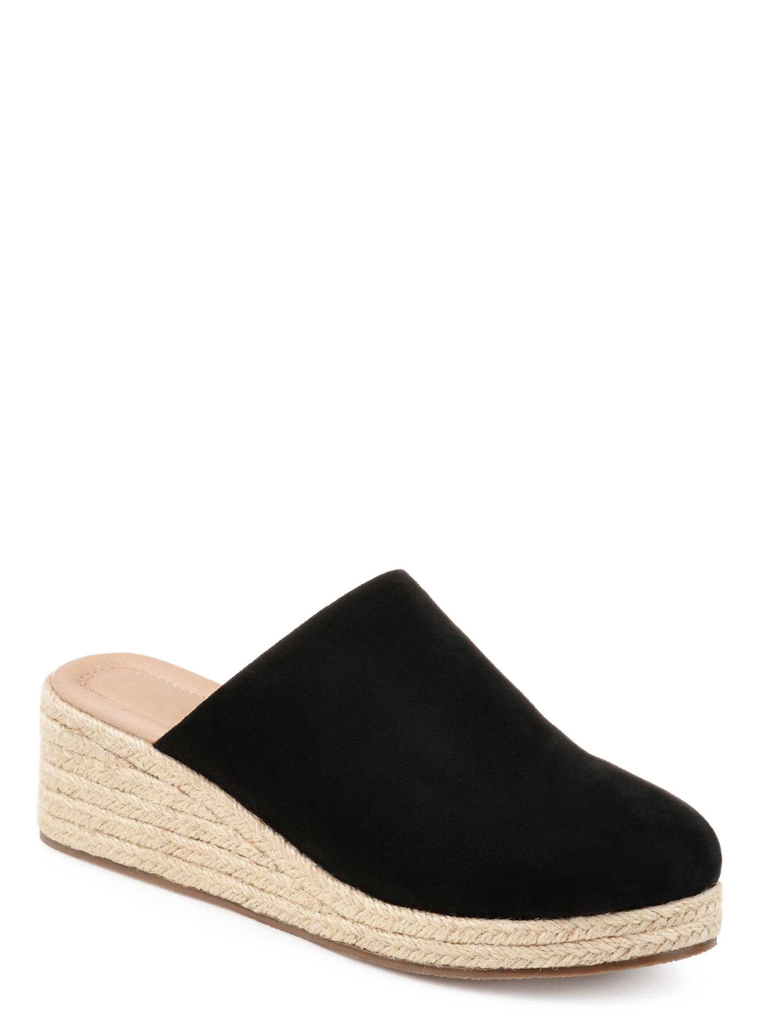 Womens Comfort Espadrille Mule Wedge