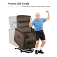 thumbnail image 2 of Costway Electric Power Lift Chair Recliner Sofa Chair Remote Control Living Room, 2 of 3