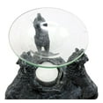thumbnail image 5 of Ebros Moonlight Three Howling Wolves Oil Warmer Or Wax Tart Burner Aroma Scent Diffuser Statue Faux Stone Resin Wolf Themed Decorative Figurine, 5 of 5