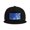 Black, variant on Flat Bill Snapback Hats for Men Women Magical Blue Snowflake Hip Hop Style Plain Baseball Cap Black