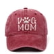 thumbnail image 4 of Gorra de béisbol bordada con mamá de perro, gorra de béisbol lavada de algodón, sombrero para el sol de ocio al aire libre, 4 of 6