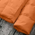 thumbnail image 4 of Dasayo Orange Women Coats Quilted Windbreaker Barn Buttons Ski Collared Coats Womens Jackets Trendy S, 4 of 9