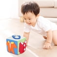 thumbnail image 4 of Dados cúbicos Juguete de aprendizaje de actividad cúbica para niños con botones de cordones con cremallera y más juguetes sensoriales para bebés para niños pequeños Meterk Dados cúbicos, 4 of 7
