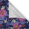 thumbnail image 6 of Ambesonne Floral Valance & Curtain, Tropicana Orchids Hawaii, 55"x30", Violet Magenta Indigo, 6 of 7