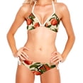 thumbnail image 2 of Peach Women's Detachable Sponge Adjustable Strap Bikini Set - 2 Pack, Beach Pool Swimwear, 2 of 6