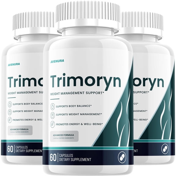 Trimoryn Capsules – Trimoryn Pills Advanced Blend Formula, Extra Strength, 3 Pack, 180 Capsules