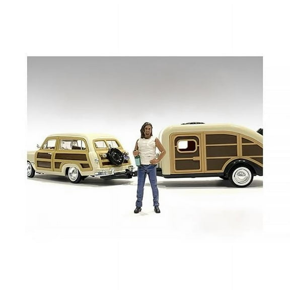 "Campers" Figure 3 for 1/18 Scale Models by American Diorama